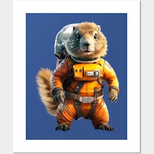 groundhog from space  sidereal Posters and Art